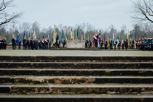 Studentu un studenšu korporāciju ikgadējais gājiens no Latvijas Universitātes līdz Rīgas Brāļu kapiem.
Foto: Valdis Kauliņš.